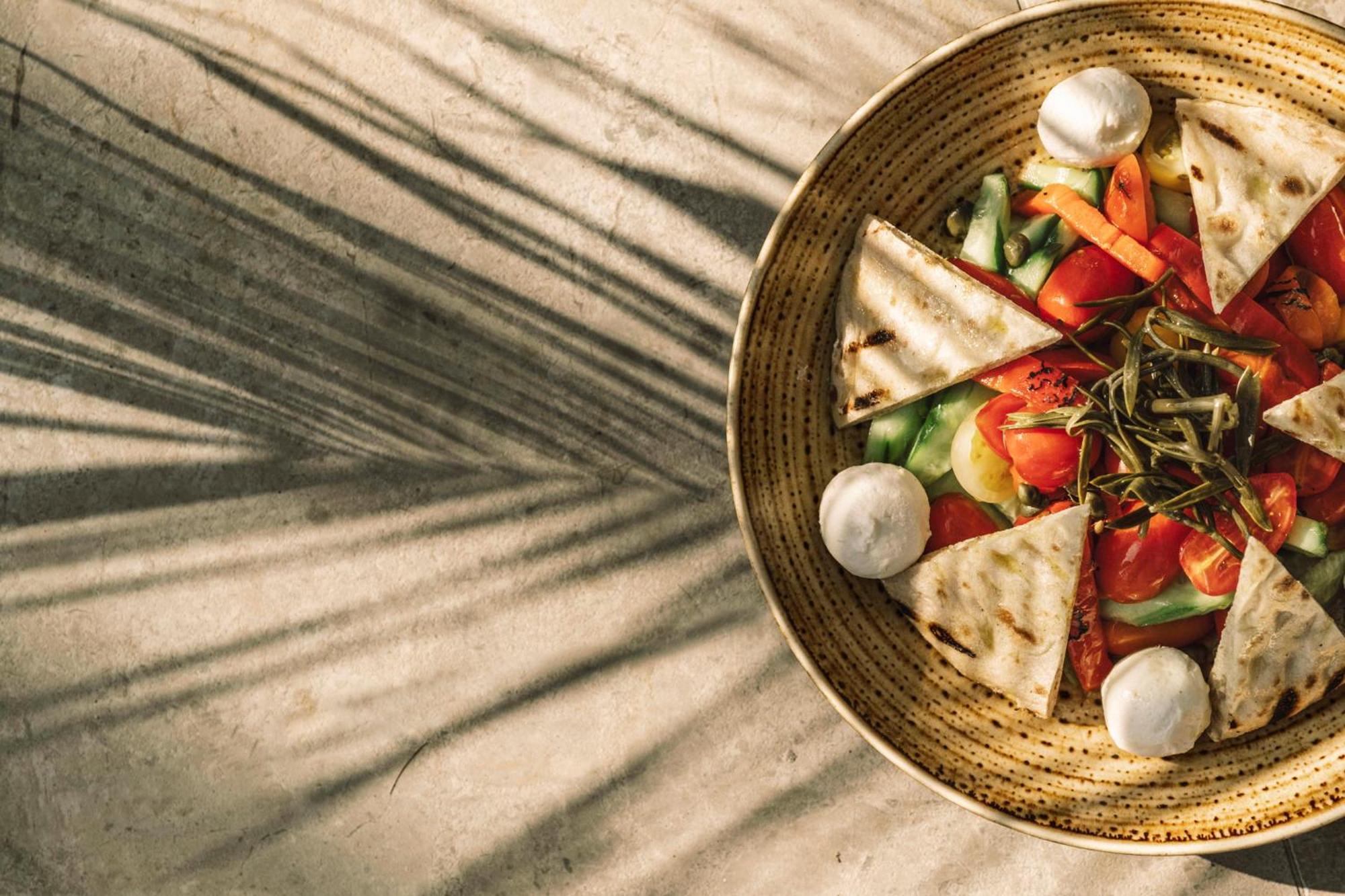 The Grandresort - Limited Edition By Leonardo Hotels Lemesós Eksteriør bilde A fattoush salad
